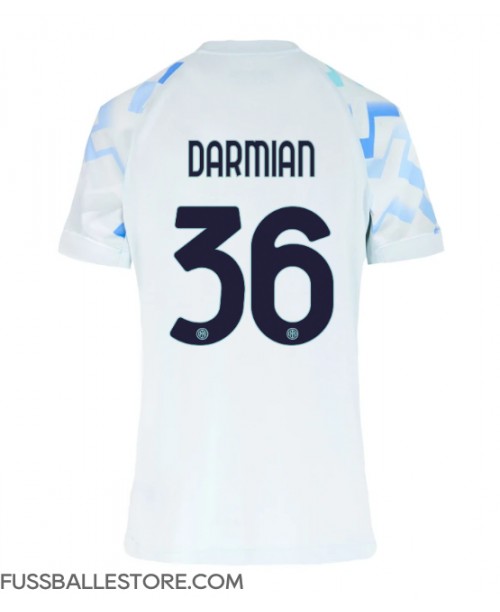 Günstige Inter Milan Matteo Darmian #36 Auswärtstrikot Damen 2025-26 Kurzarm Günstige Inter Milan Matteo Darmian #36 Auswärtstrikot Damen 2025-26 Kurzarm